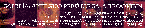 Galeria: Antiguo Perú llega a Brooklyn.  Manto, conocido como Manto Paracas (149.2 x 62.2 cm.)Perú: Costa sur, Paracas, 300–100 A.D., Algodón y fibra de camélido, J.T. Underwood Memorial Fund