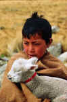 A young shepherd along the way. © Mylene D'Auriol