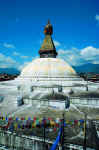 Bodhnath Stupa Buddhist monastery. © Renzo Uccelli